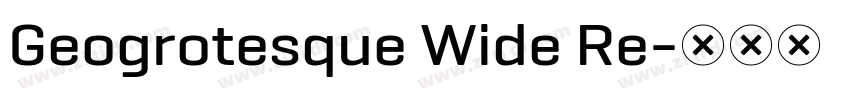 Geogrotesque Wide Re字体转换